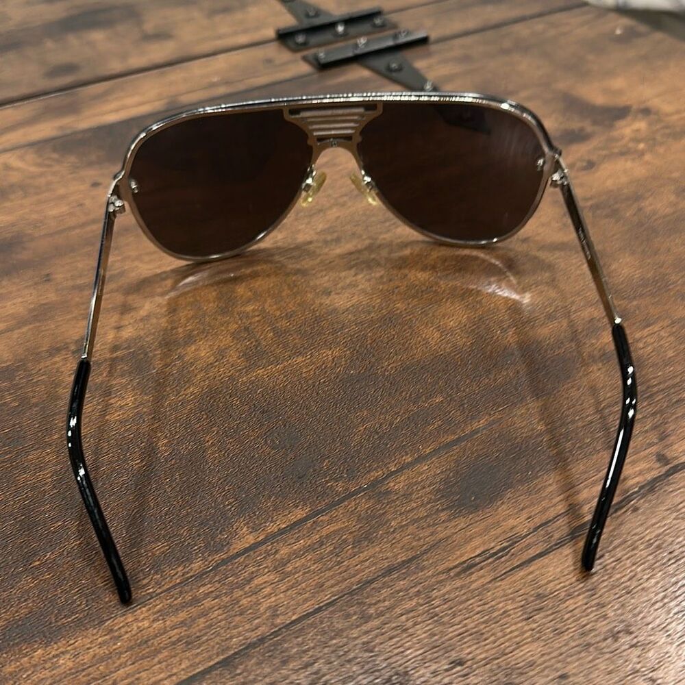 Quay Australia Men's Metal Frame Showtime Designer‎ Sunglasses Black OS - Picture 4 of 8